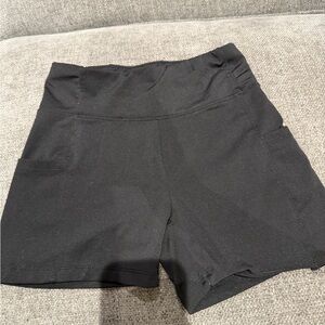 Elegant Black High-Waist Women's Shorts